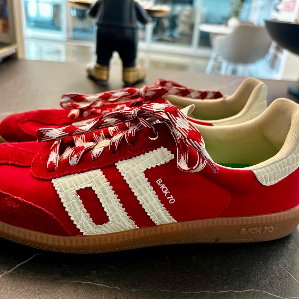 Back 70 Ghost Red Sneakers- size 40 EU- Anthropologie